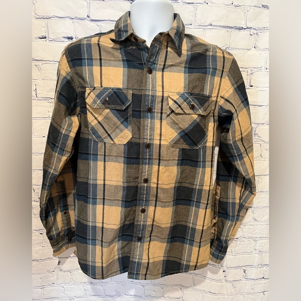 RedHead Flannel Shirt Mens Small Plaid Long Sleeve Button Up